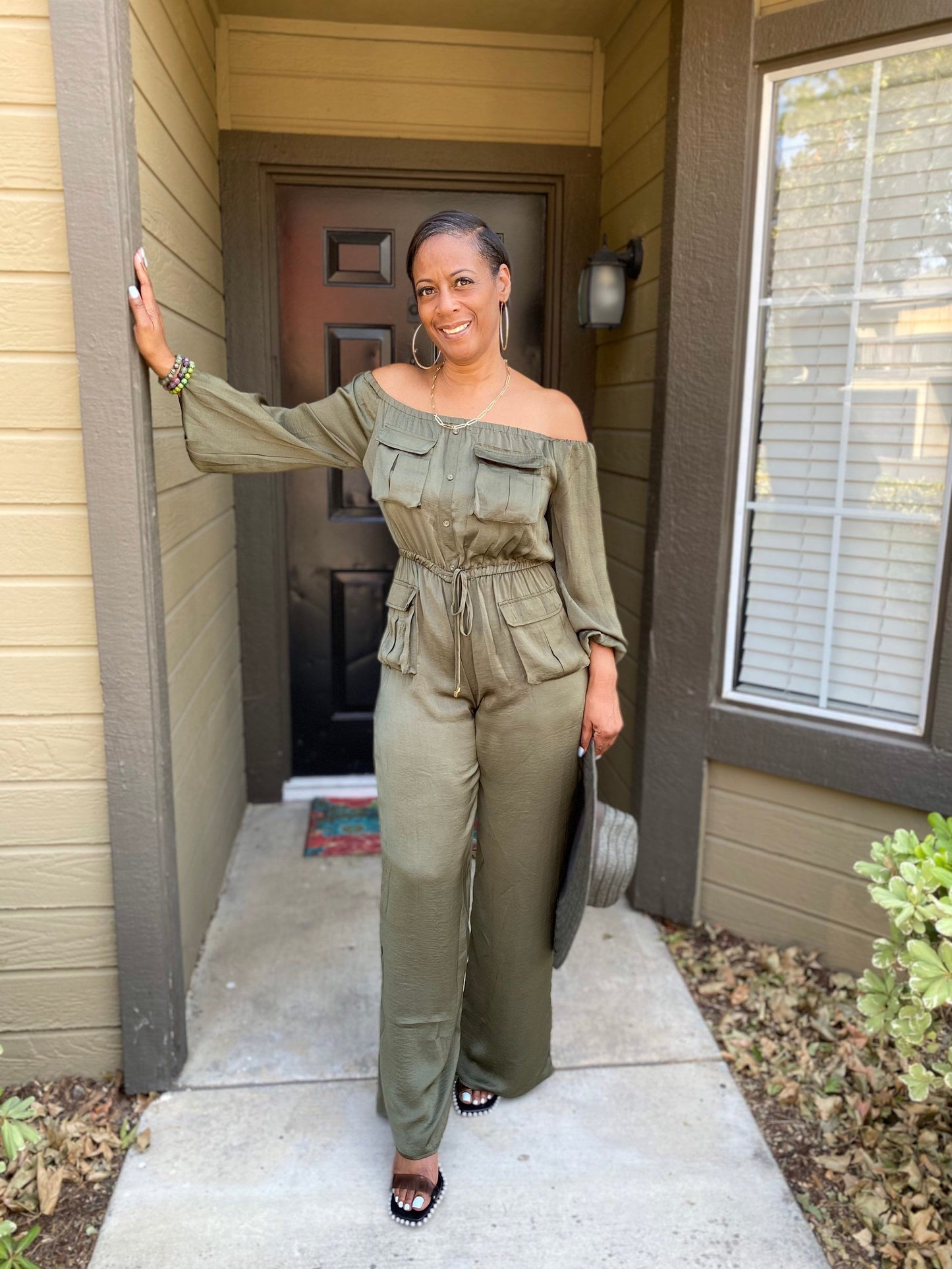 Olive Green Jumpsuit