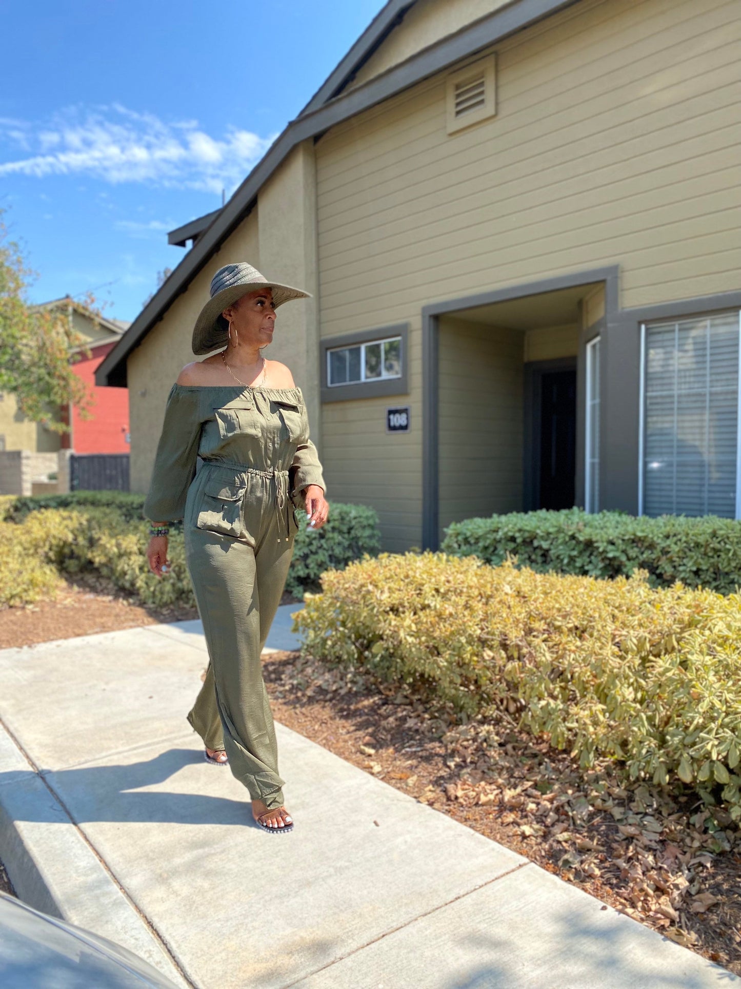Olive Green Jumpsuit