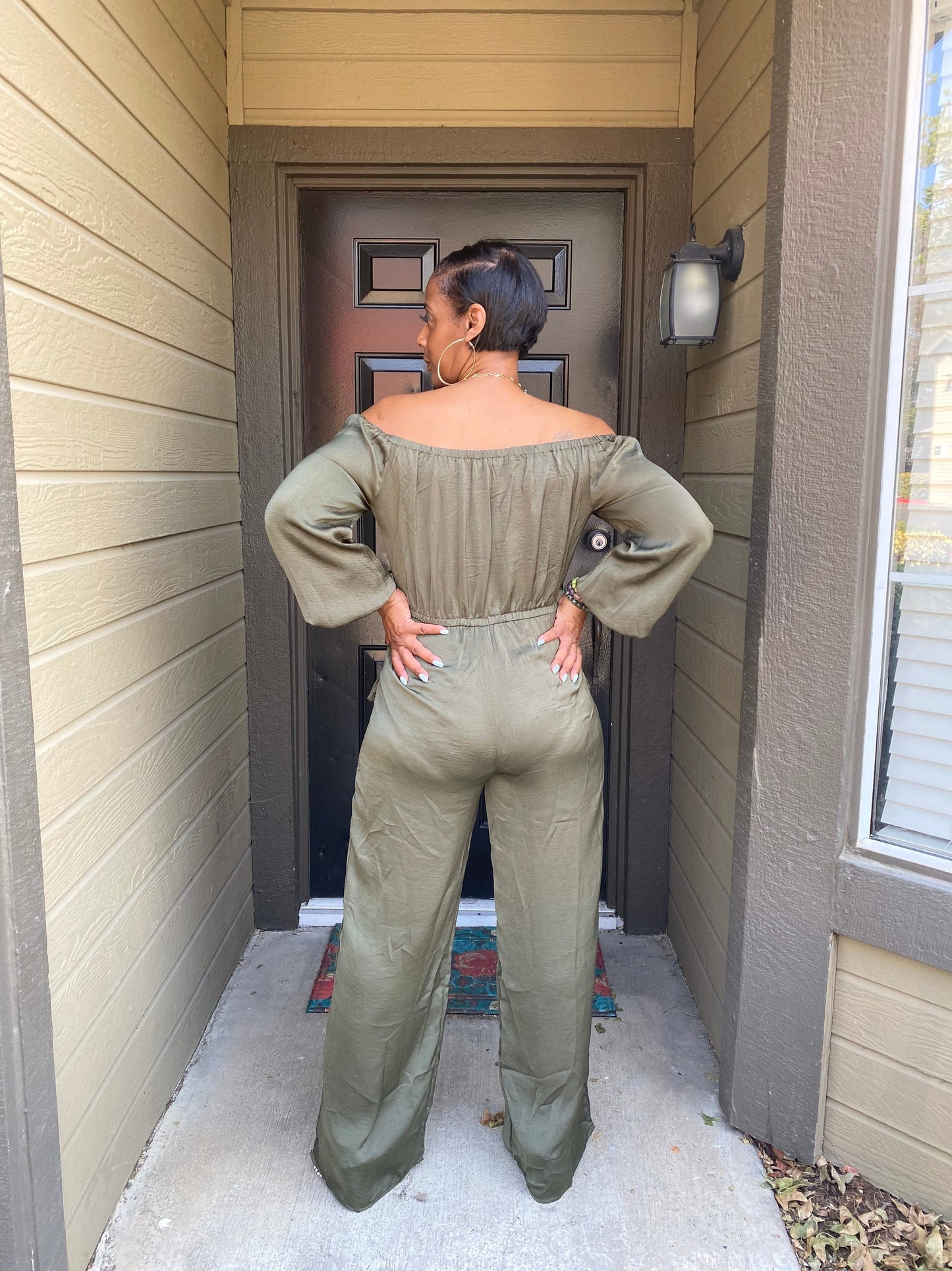 Olive Green Jumpsuit