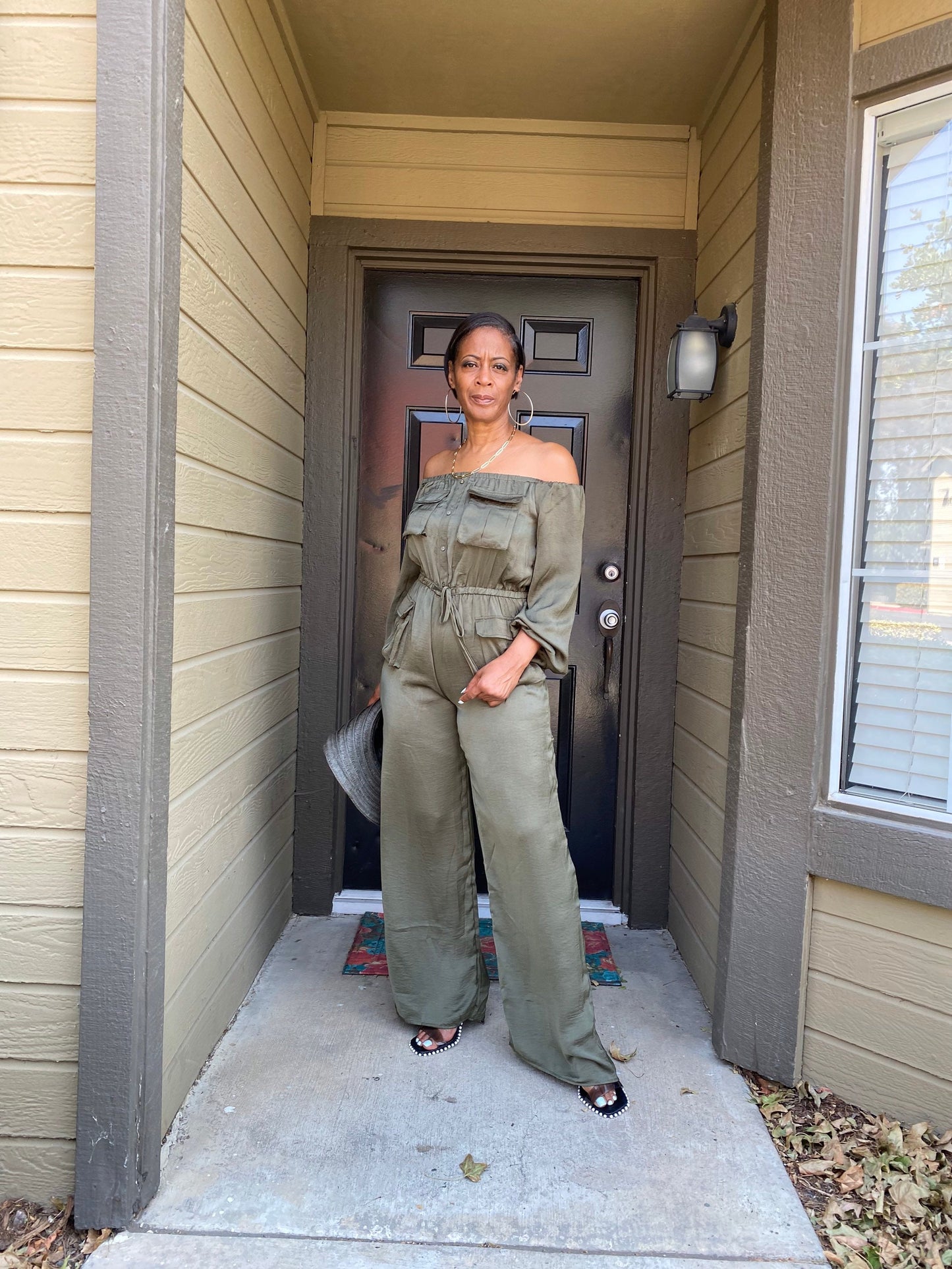 Olive Green Jumpsuit