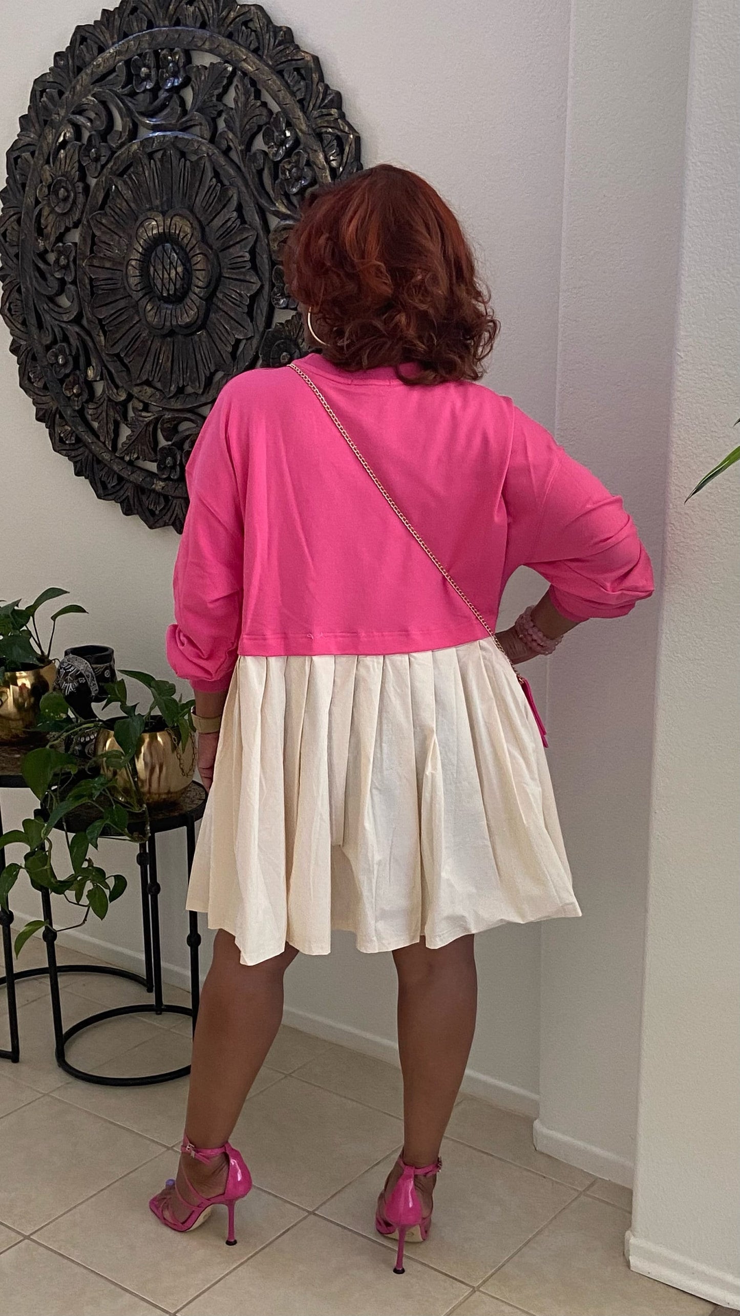 Oversize Fit Babydoll Dress