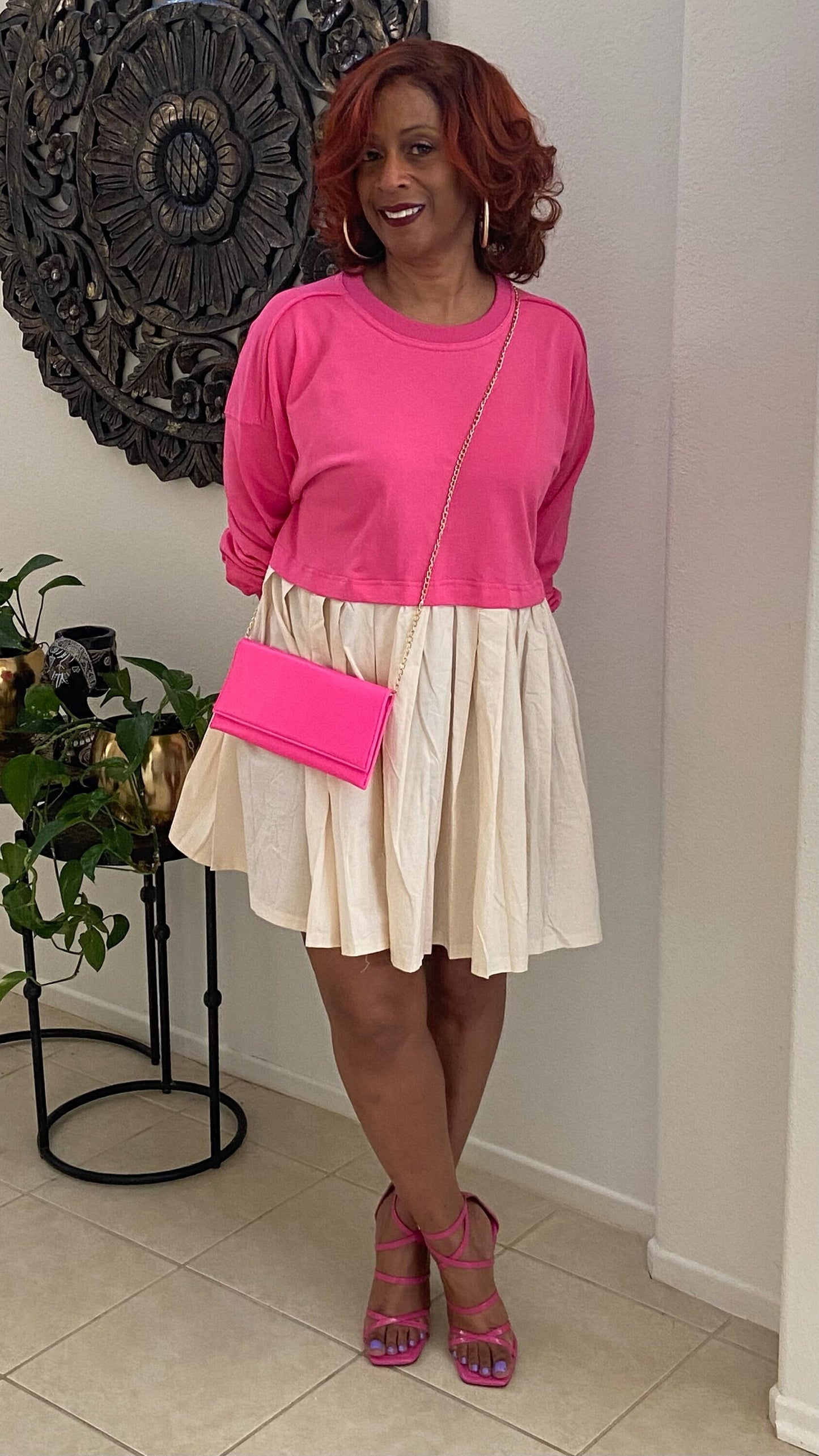 Oversize Fit Babydoll Dress