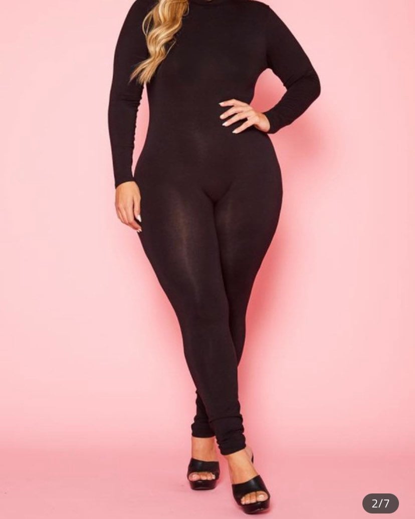 Plus Size Bodycon Jumpsuit