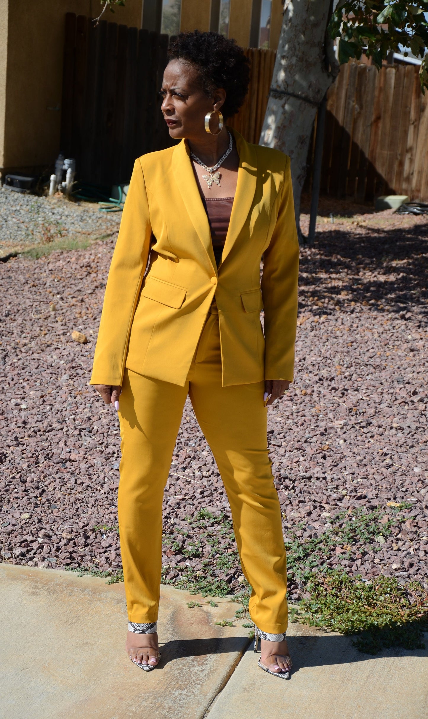 Mustard 2pc VP LIFE SUIT