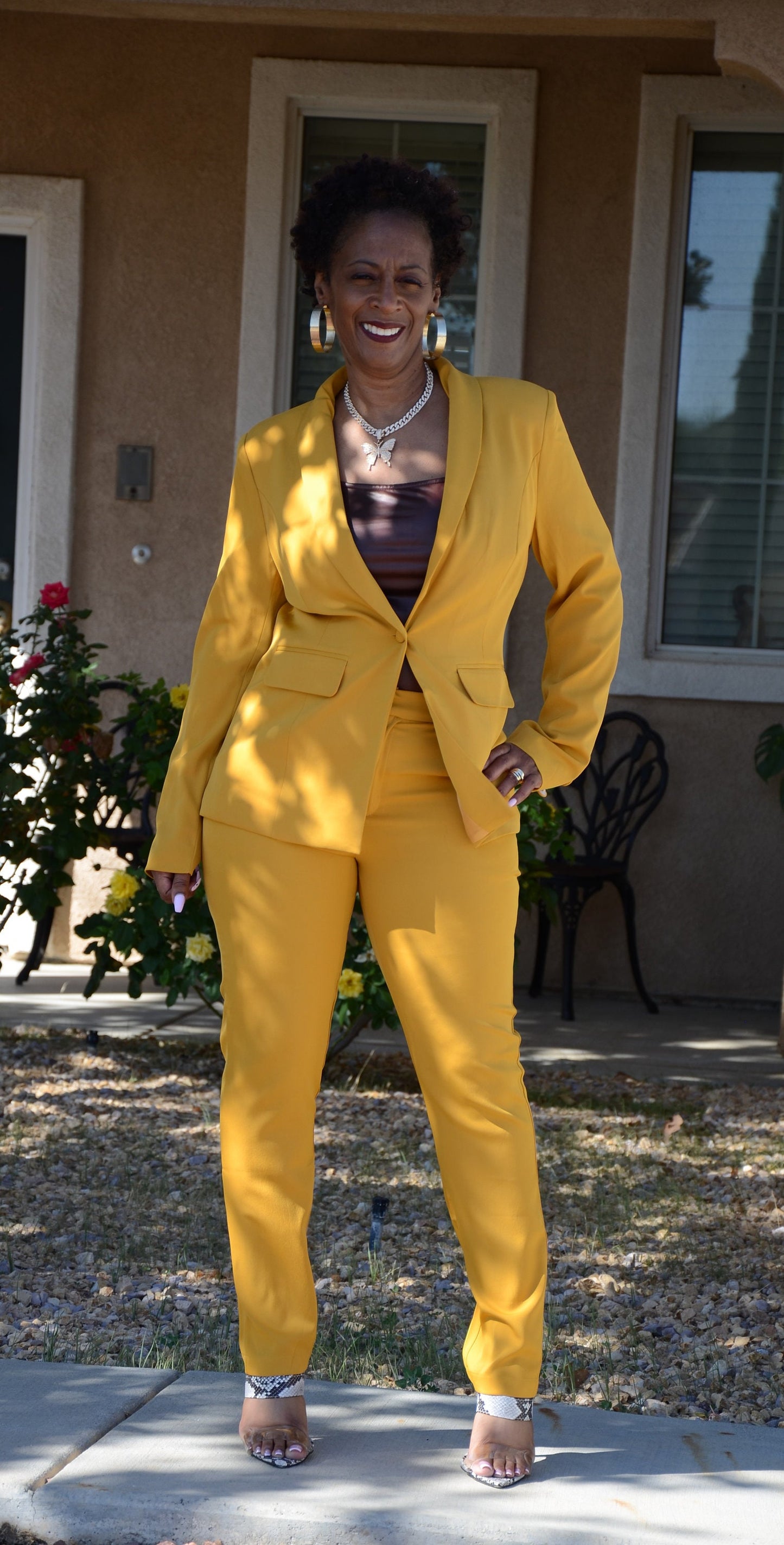 Mustard 2pc VP LIFE SUIT